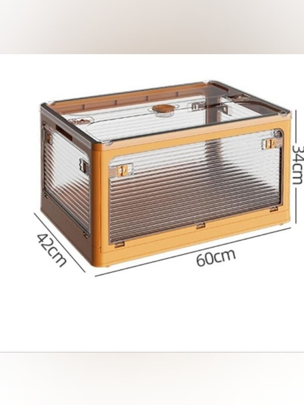 XL Collapsible Storage Bin with Wheels(60x42x34cm) Buyer's Choice ๐ก Or ๐ข Or ๐ต - Picture 3 of 14